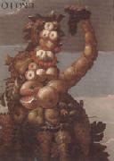 unknow artist An anthropomorphic figure of autumn Germany oil painting artist